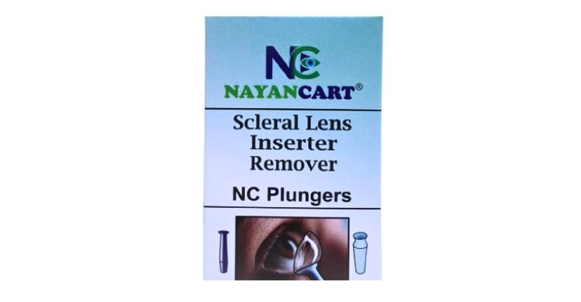 Scleral lens inserter removal tool by Nayancart